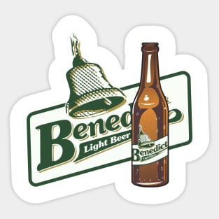 Benedict Light Beer Sticker